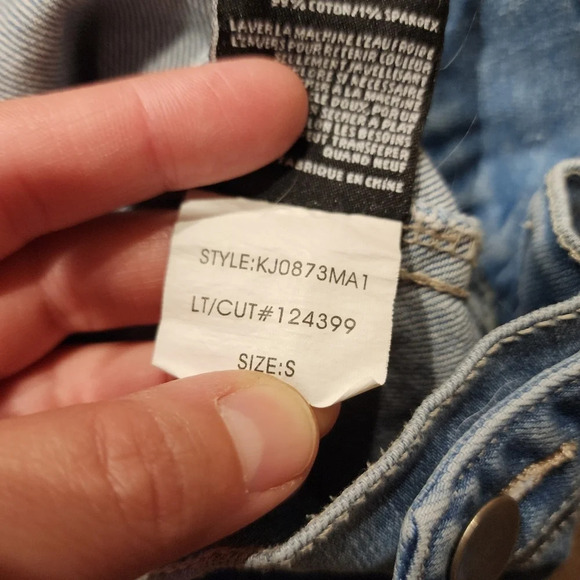 Kut From the Kloth Lily Distressed Denim Jacket - Picture 6 of 6